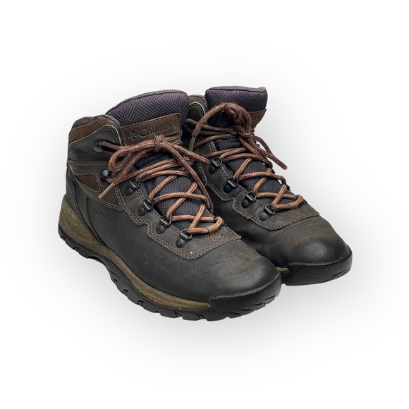 Columbia ⍟ Newton Ridge Plus Waterproof Hiker Hiking Boots ⍟ Brown Purple ⍟ 9M - Picture 13 of 16
